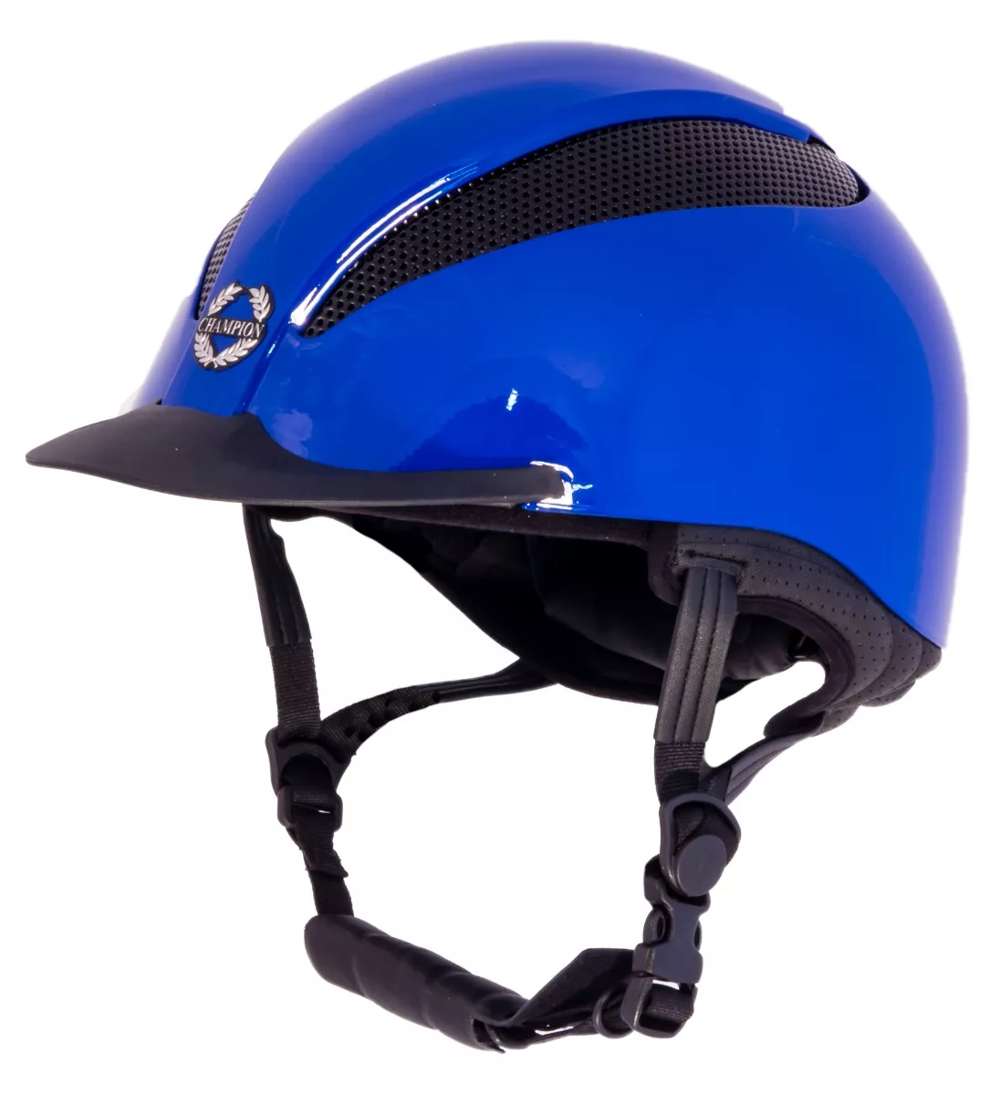 Champion Air-Tech Deluxe Helmet Cobalt Metallic 55cm-61cm