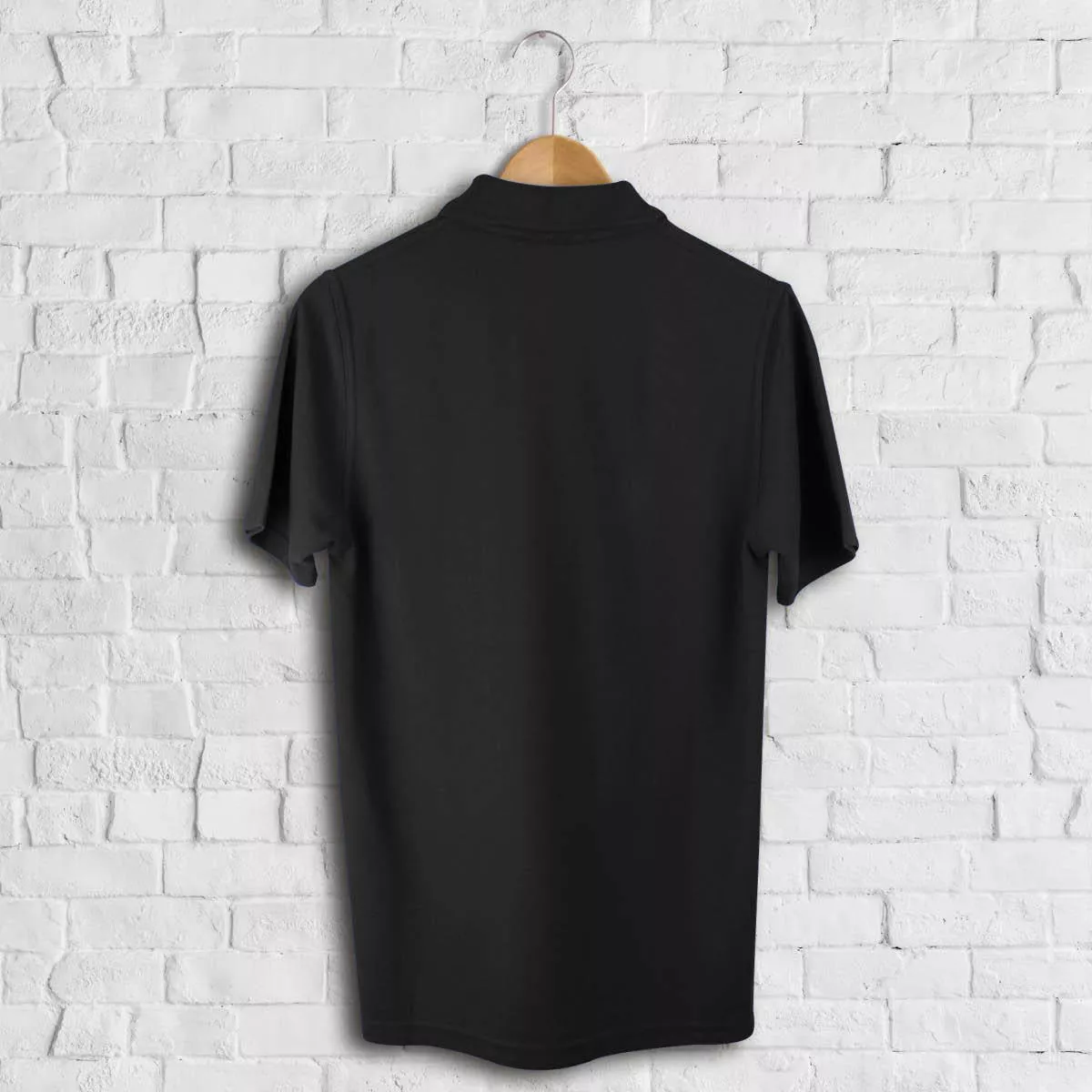 Personalised Men's Embroidered Polo Shirt Black