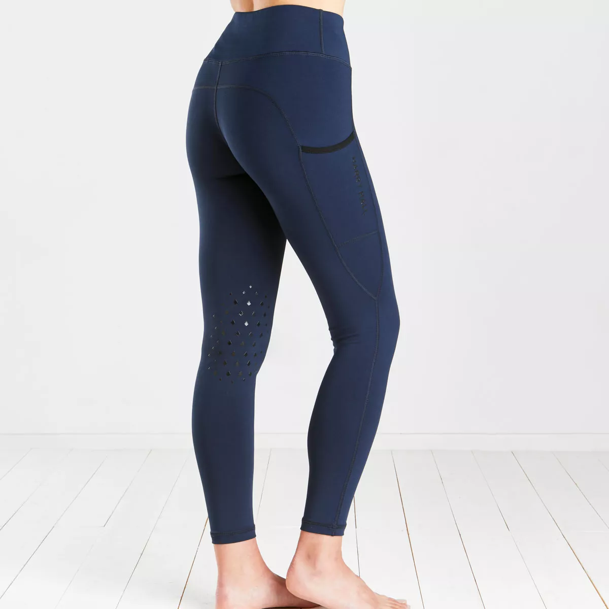 Harry Hall Bala Silicone Knee Riding Tight Navy Blue