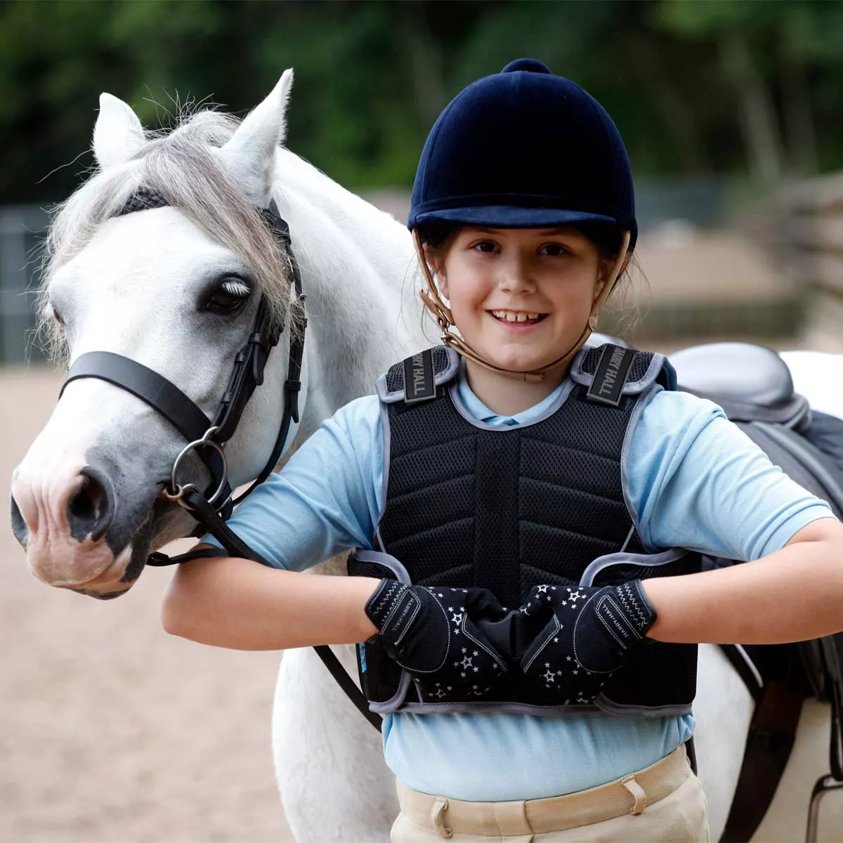 Harry Hall Zeus Children's Body Protector Black