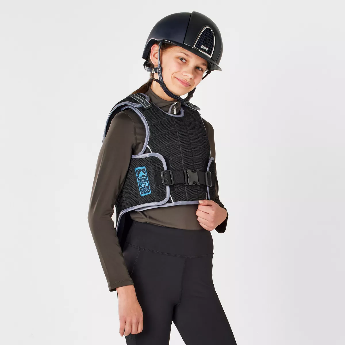 Harry Hall Zeus Children's Body Protector Black