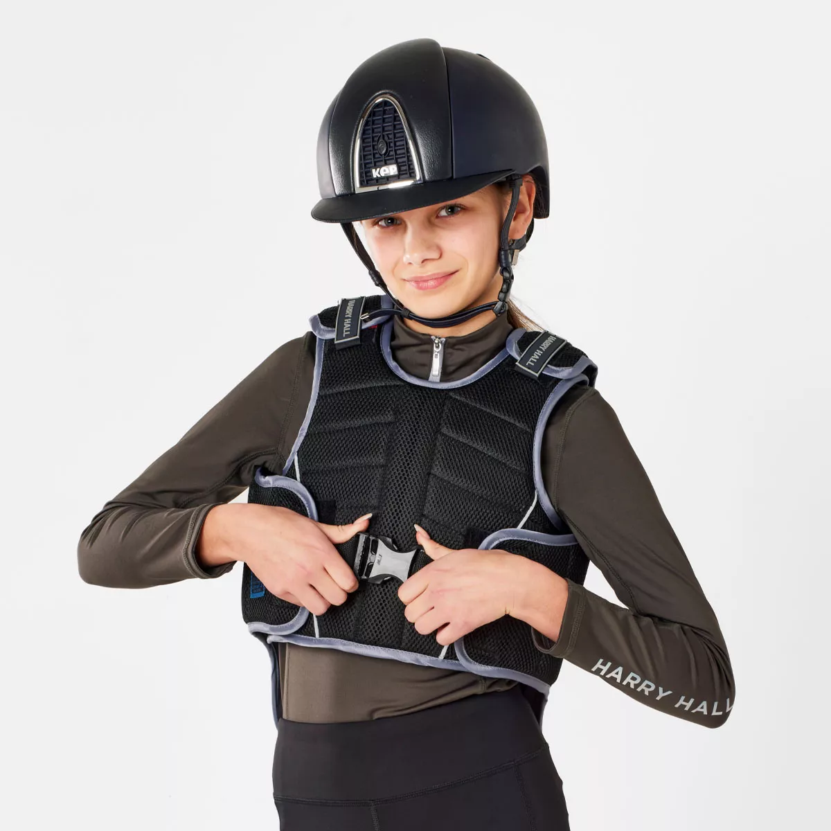 Harry Hall Zeus Children's Body Protector Black