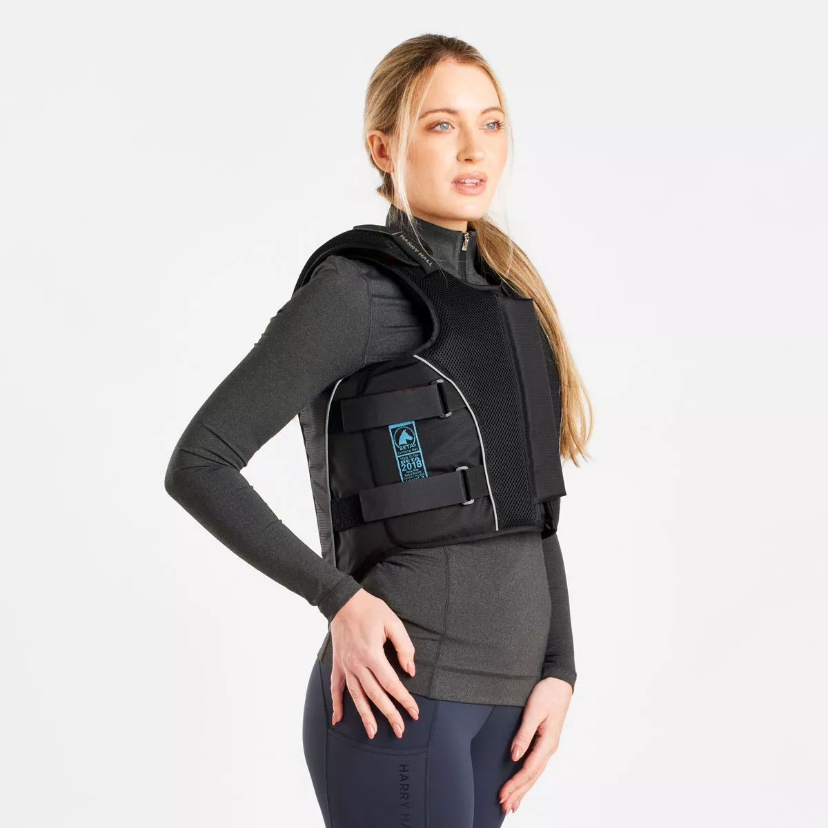 Harry Hall Legend Unisex Adults Body Protector Black