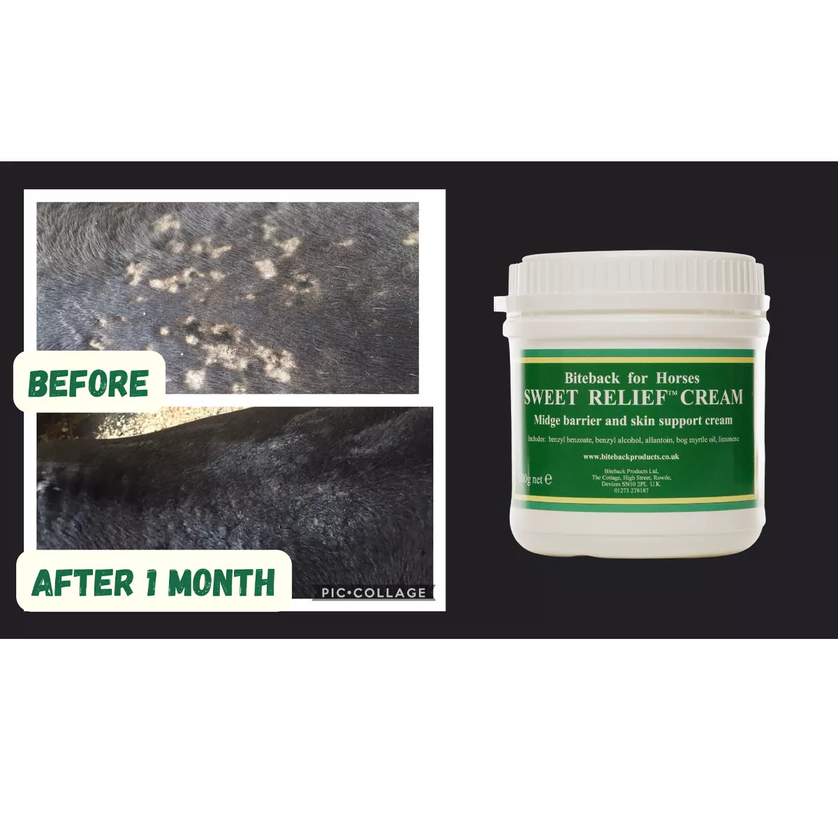 Biteback Products Sweet Relief Cream 500g