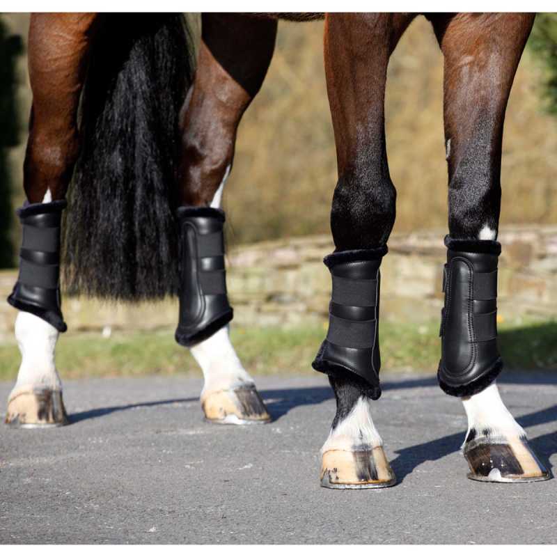 Hi viz brushing boots for outlet horses