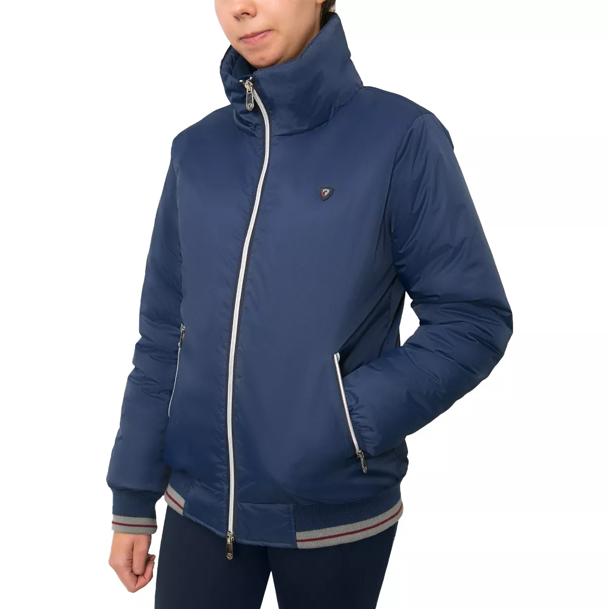 Hy Equestrian Synergy Blouson Jacket Navy Blue
