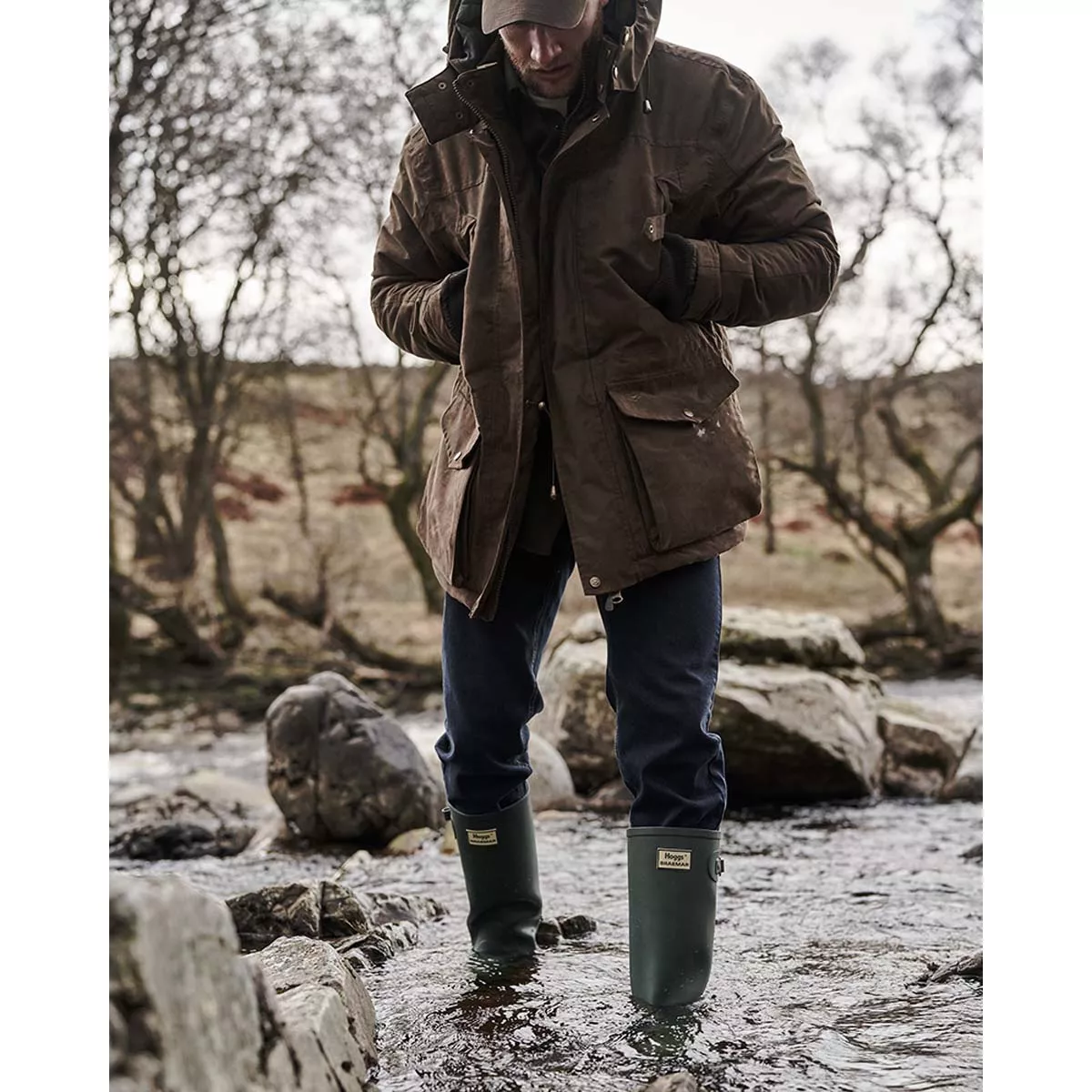 Hoggs Of Fife Braemar Wellington Boot Green
