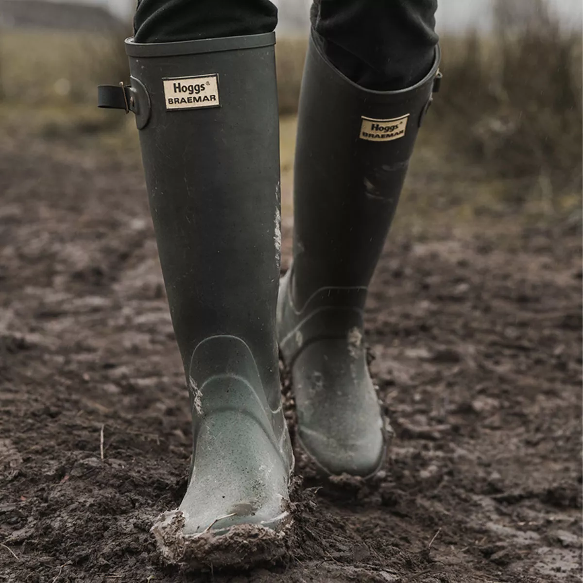 Hoggs Of Fife Braemar Wellington Boot Green