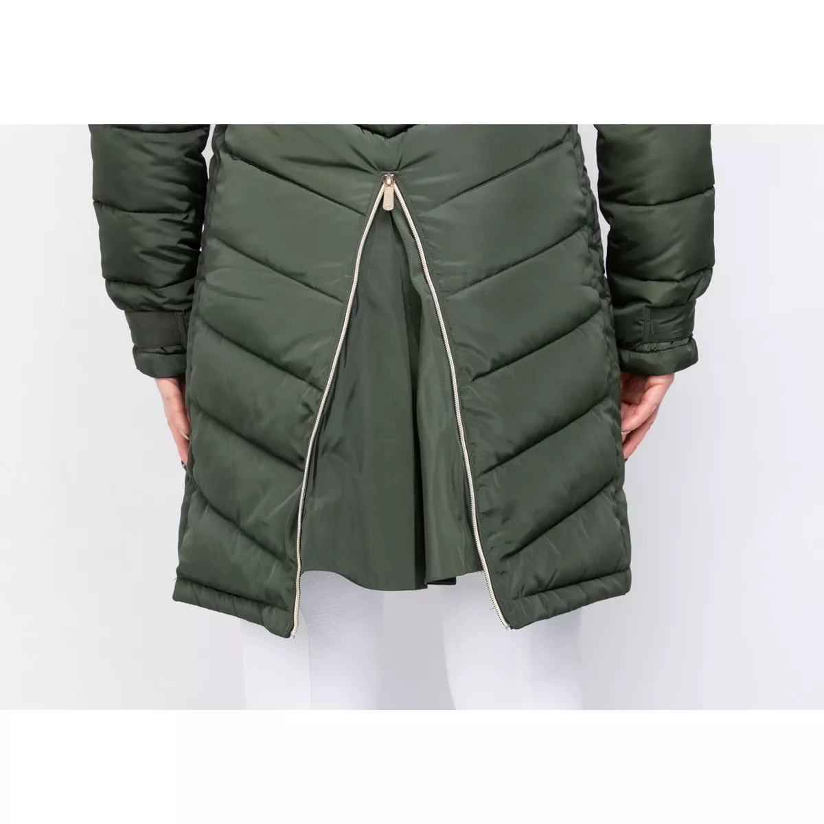Coldstream Branxton Long Quilted Coat  Green