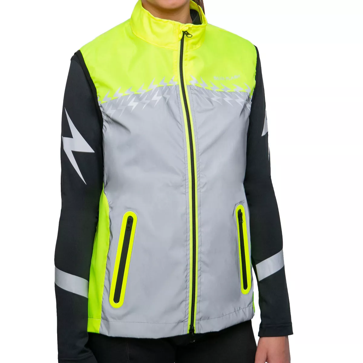 Silva Flash Lightweight Duo Reflective Gilet Yellow