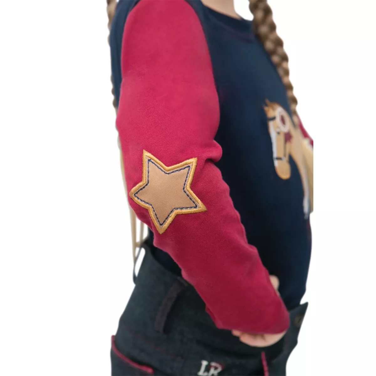Riding Star Collection Long Sleeve T-Shirt Navy Blue