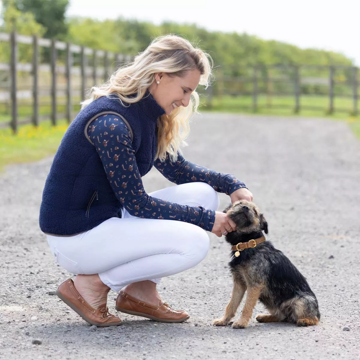 Hy Equestrian Elevate Country Base Layer Navy Blue