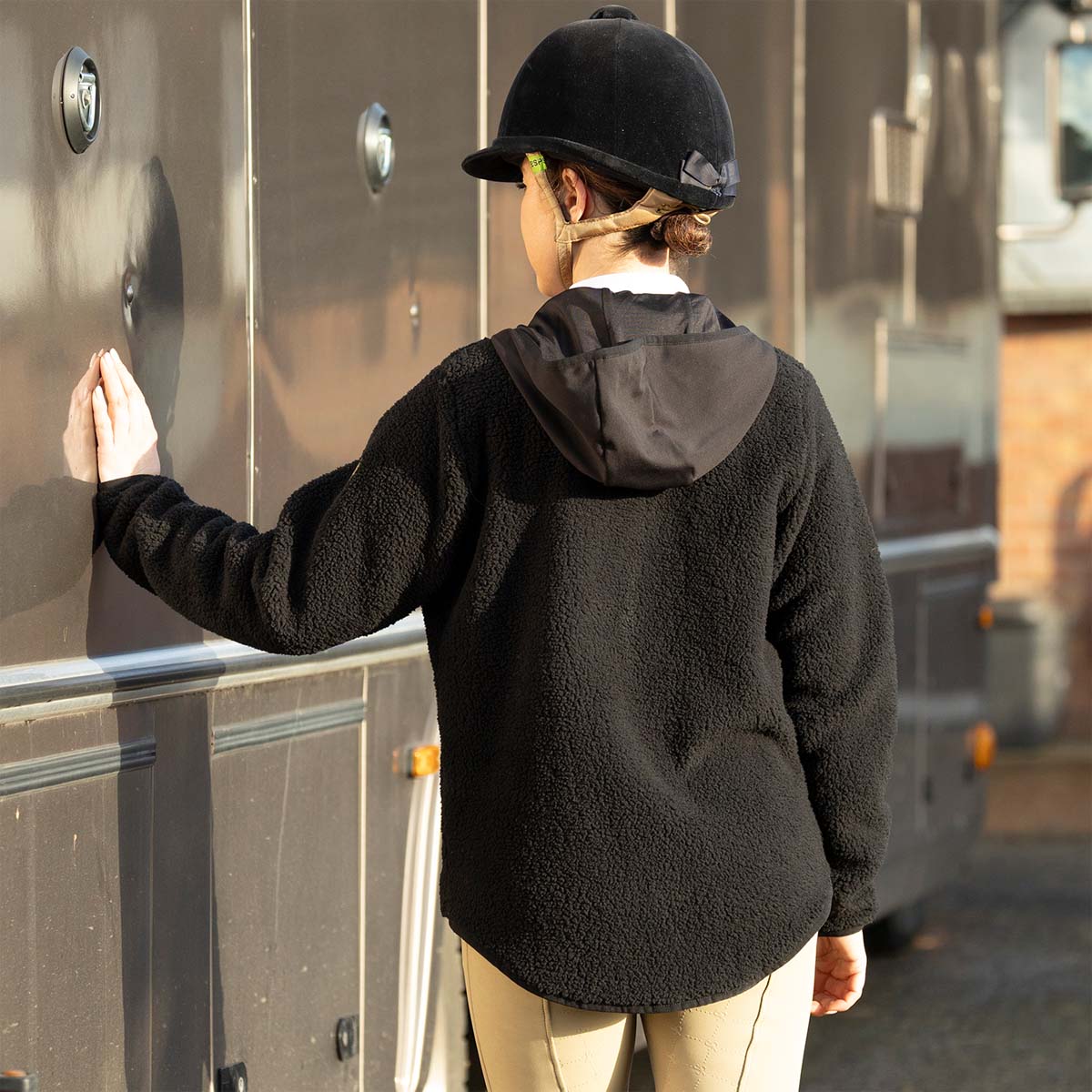 Supreme Products Junior Teddy Fleece Jacket Black