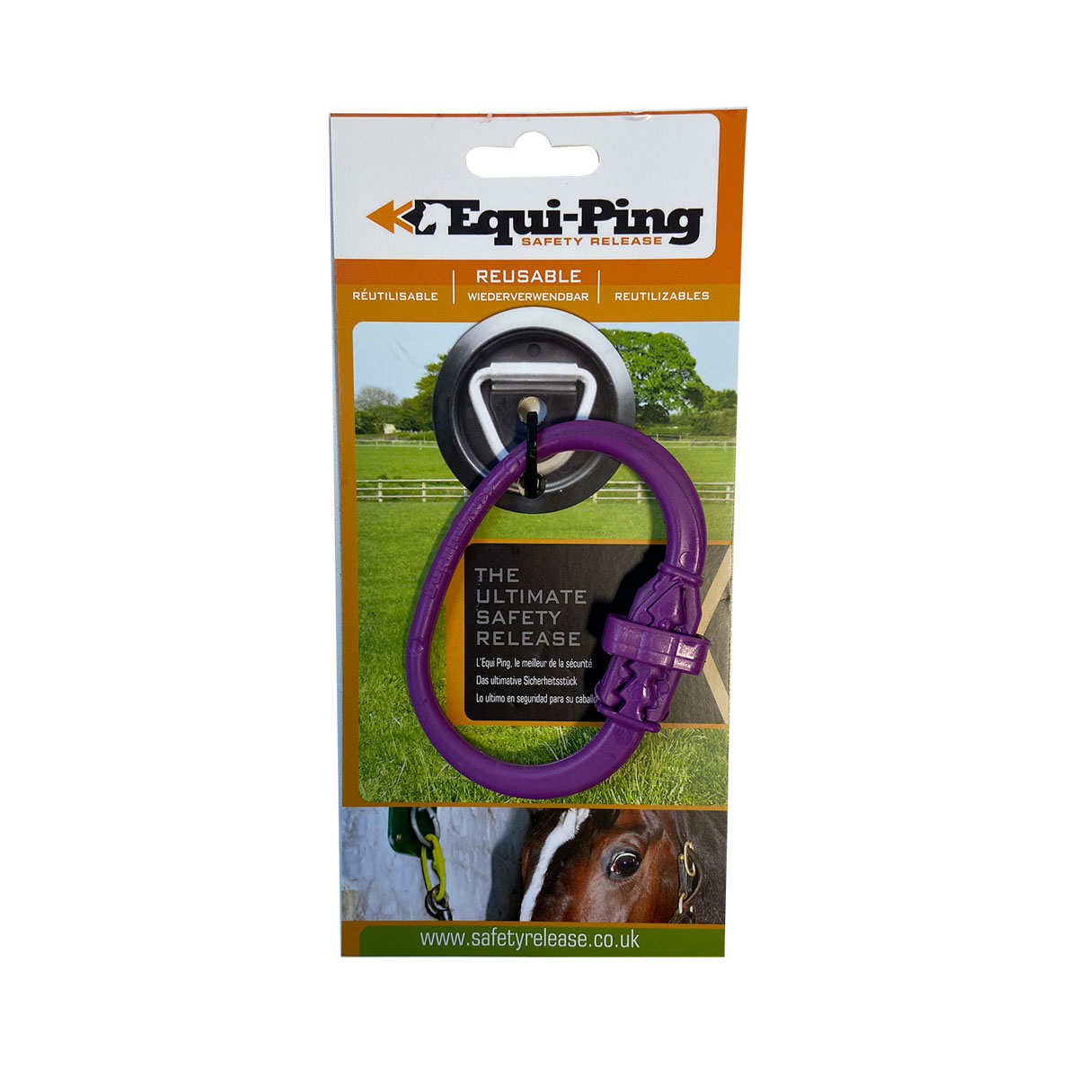 Equi-Ping Safety Release Purple