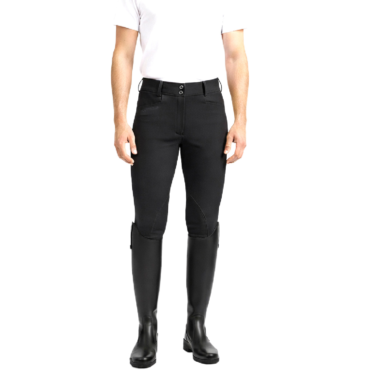 Whitaker Hemsworth Mens Breeches Black
