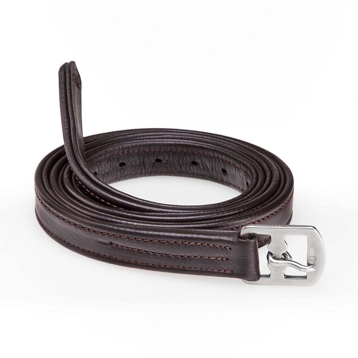 Cottage Craft Non Stretch Stirrup Leathers 61" Brown 