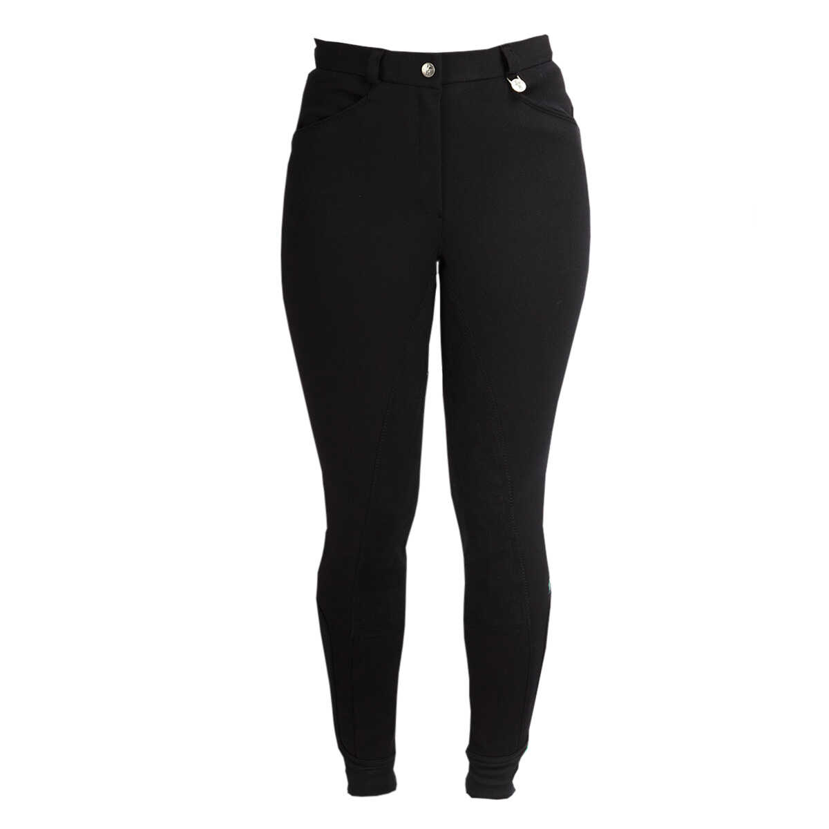 Caldene Aintree Full Seat Womens Breeches Black