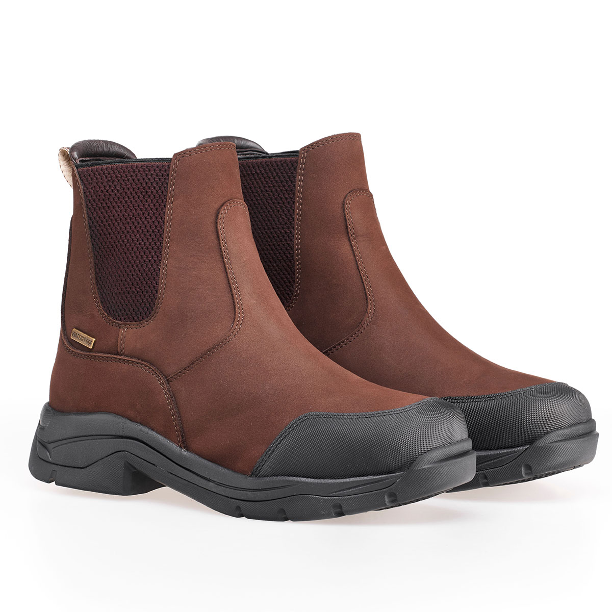 Caldene Waterproof Chelsea Boot Brown