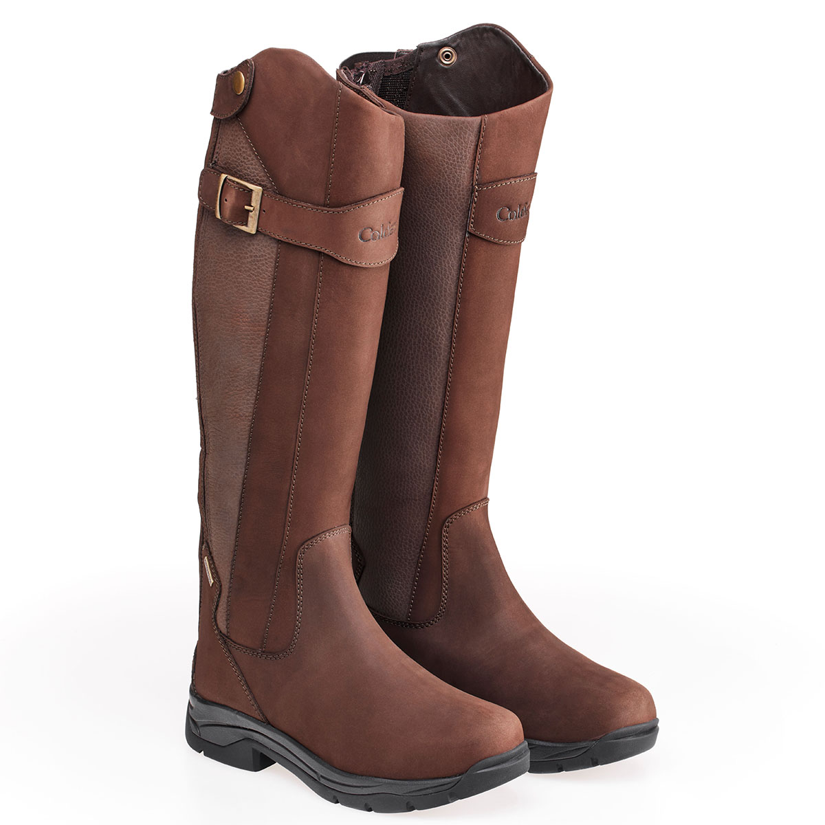 Caldene Waterproof Long riding boot Brown