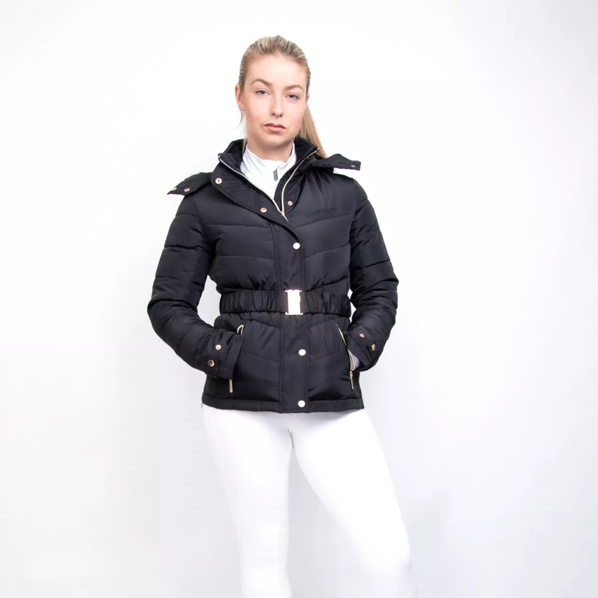 Coldstream Cornhill Quilted Coat Black