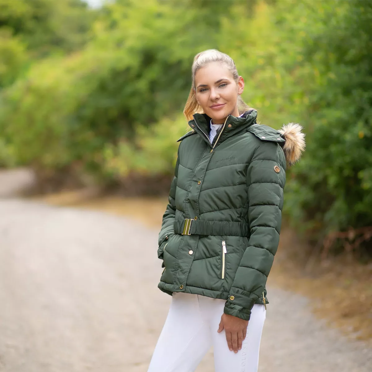 Coldstream Cornhill Quilted Coat Green