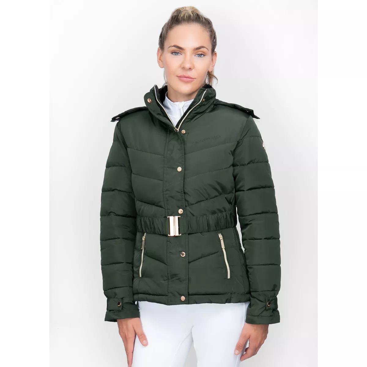 Coldstream Cornhill Quilted Coat Green