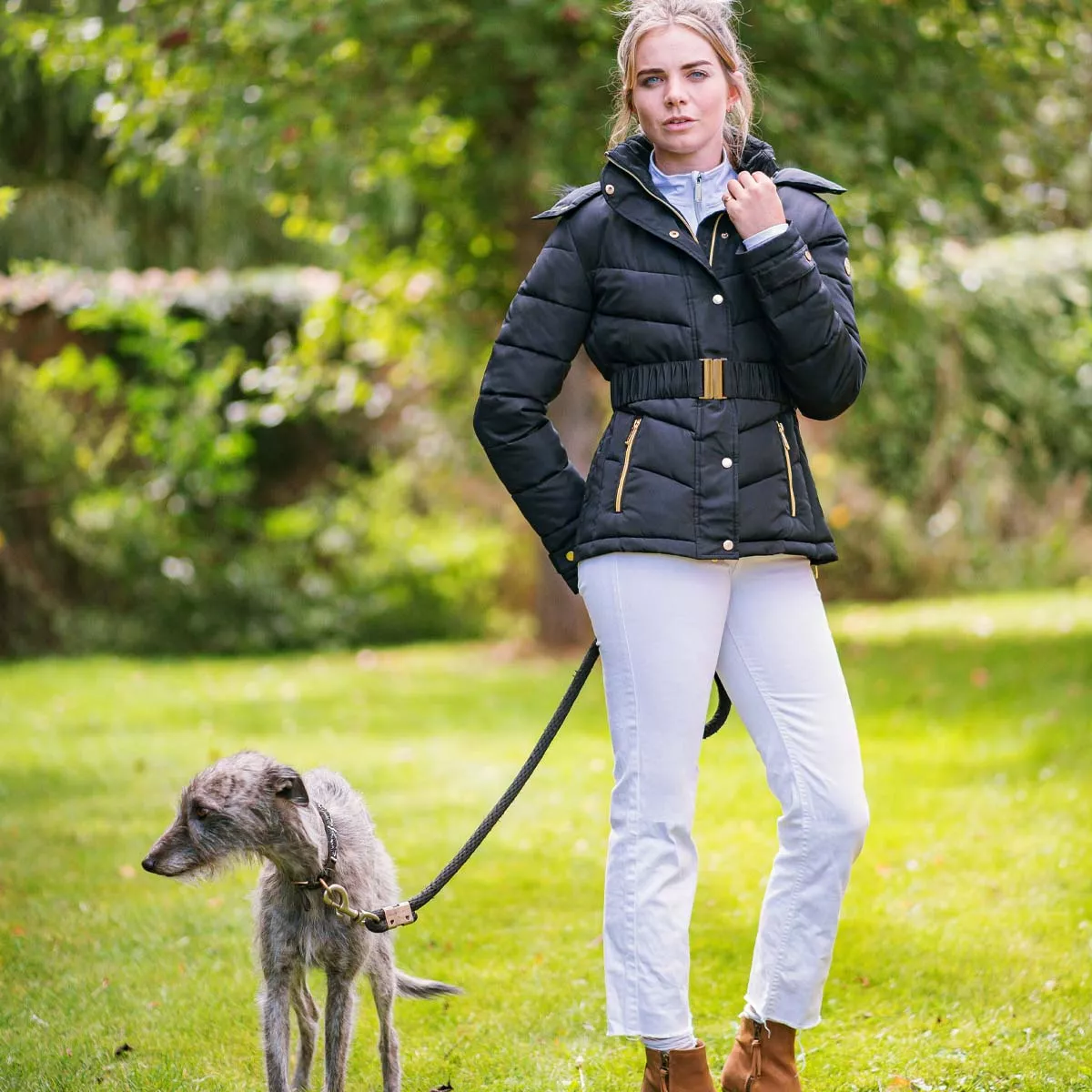 Coldstream Cornhill Quilted Coat Black