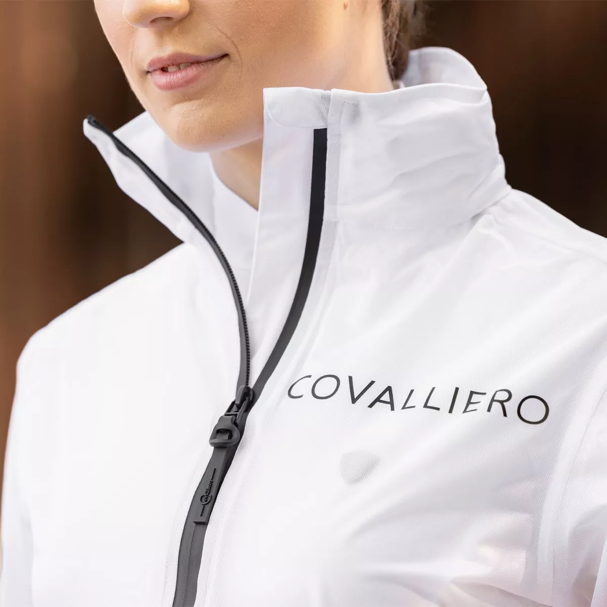 Covalliero Womens ClearView Rain Jacket Clear