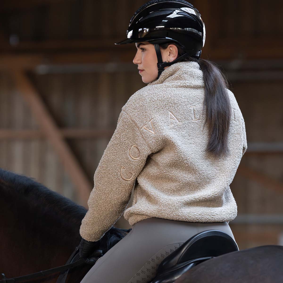 Covalliero Teddy Sweater Beige