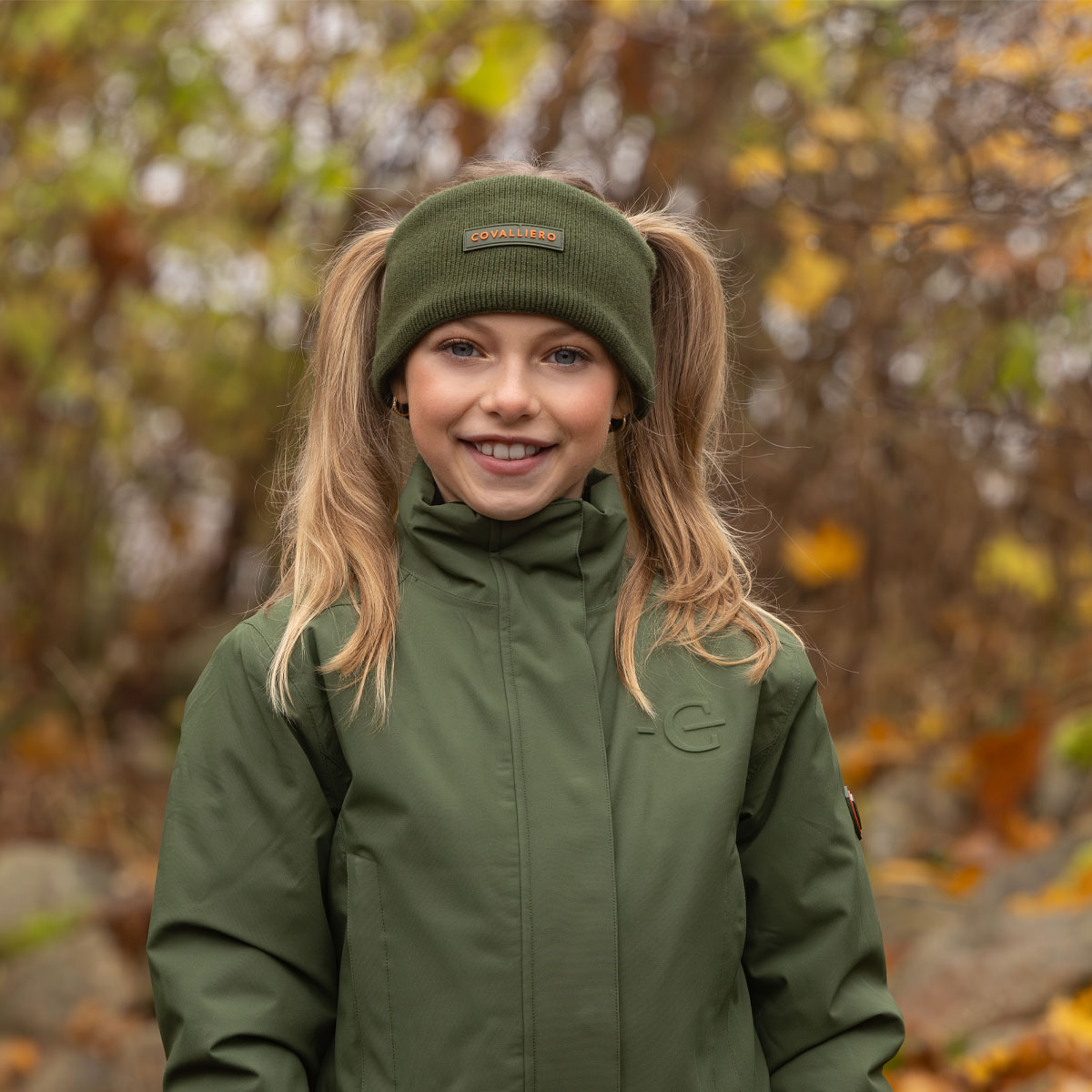 Covalliero Headband Forest Green