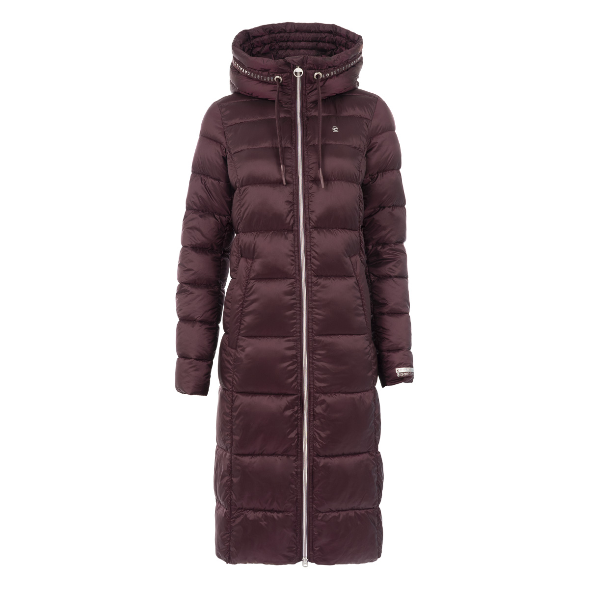 Wine red sale women's coat