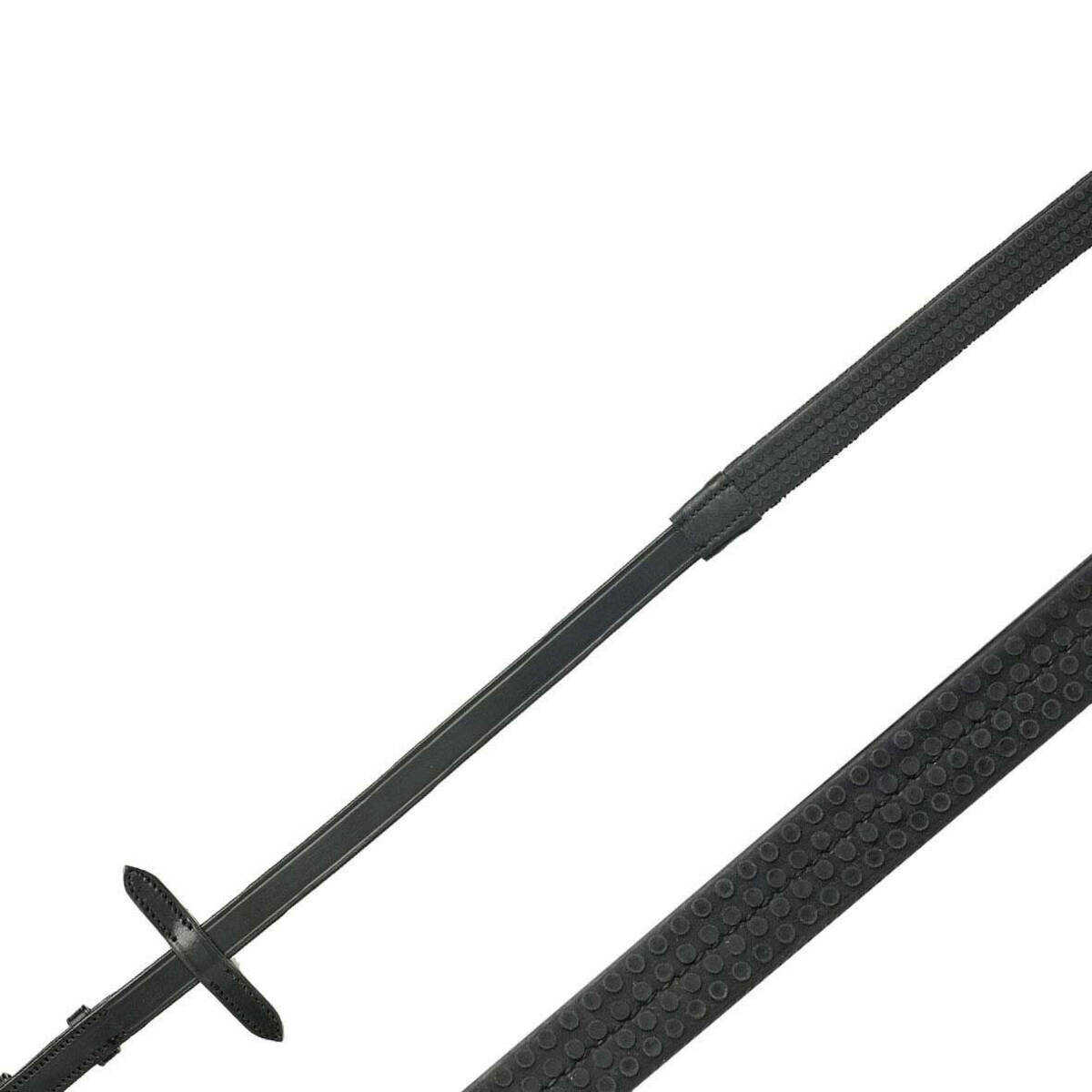 Rubber Reins 5/8 inch in Black