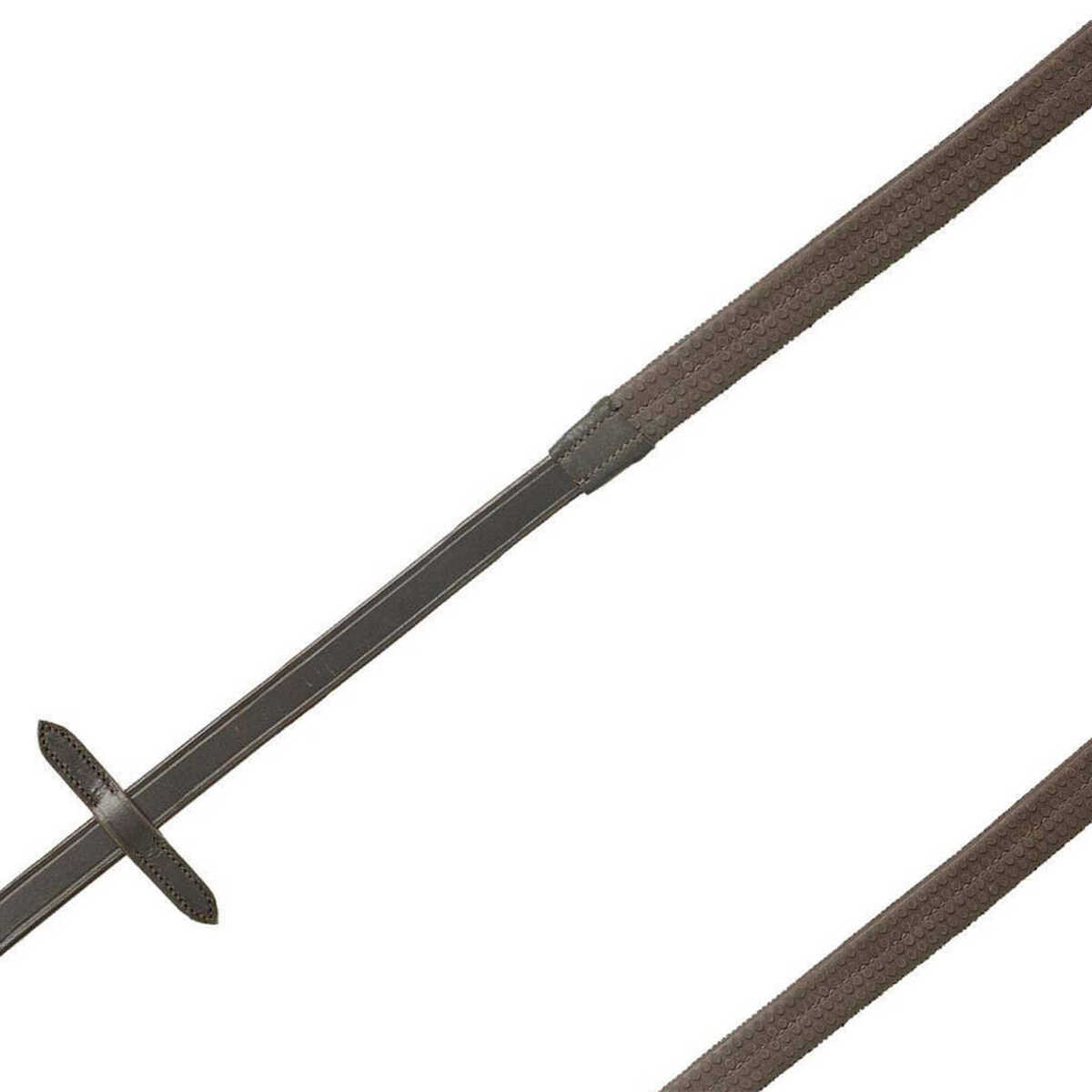Rubber Reins 5/8 inch in Havana