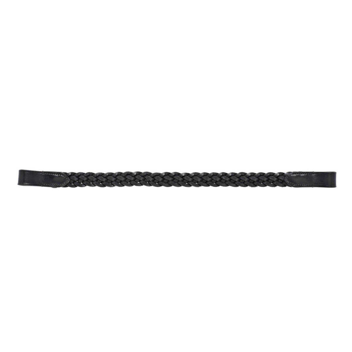 Plaited Browband in Black