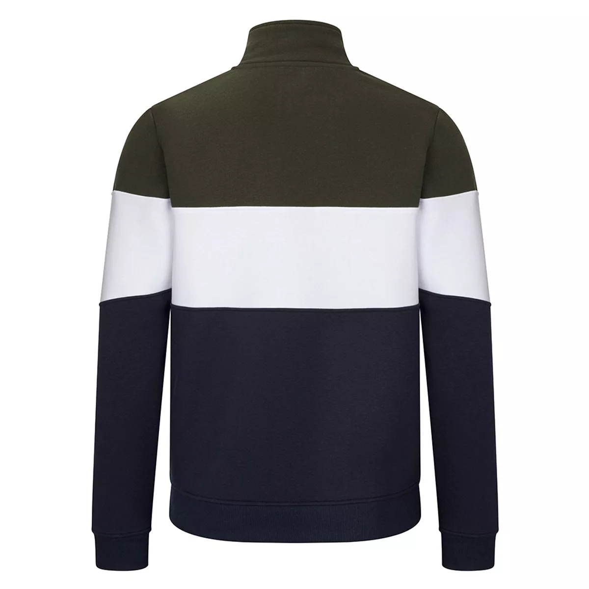 Hoggs Of Fife Dumfries 1888 Gents 1/4 Zip Sweatshirt Forest/White/Navy