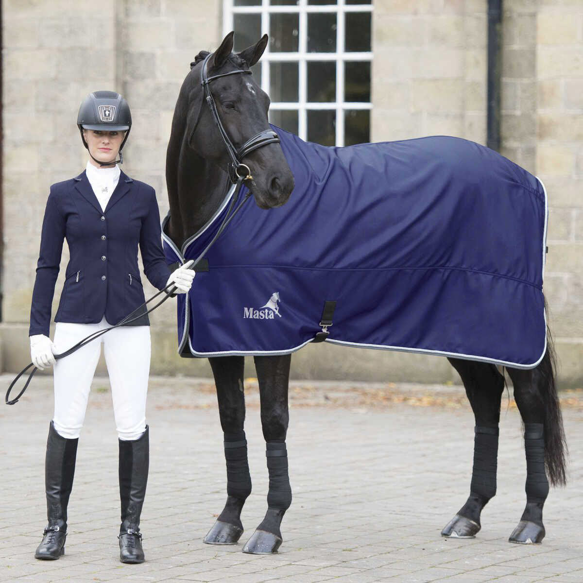 Showmasta Fleece Rug Navy