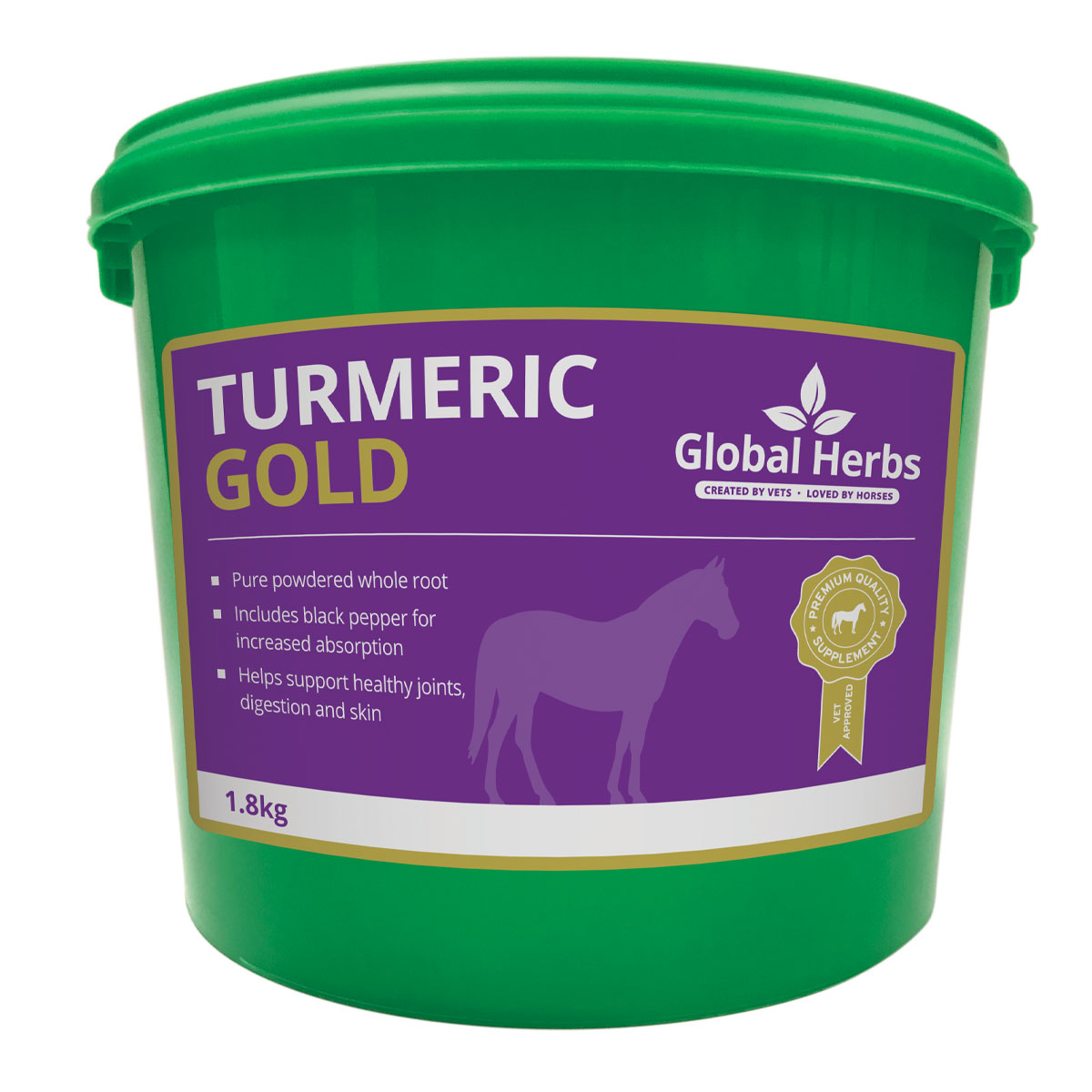 Global Herbs Turmeric Gold 1.8KG 