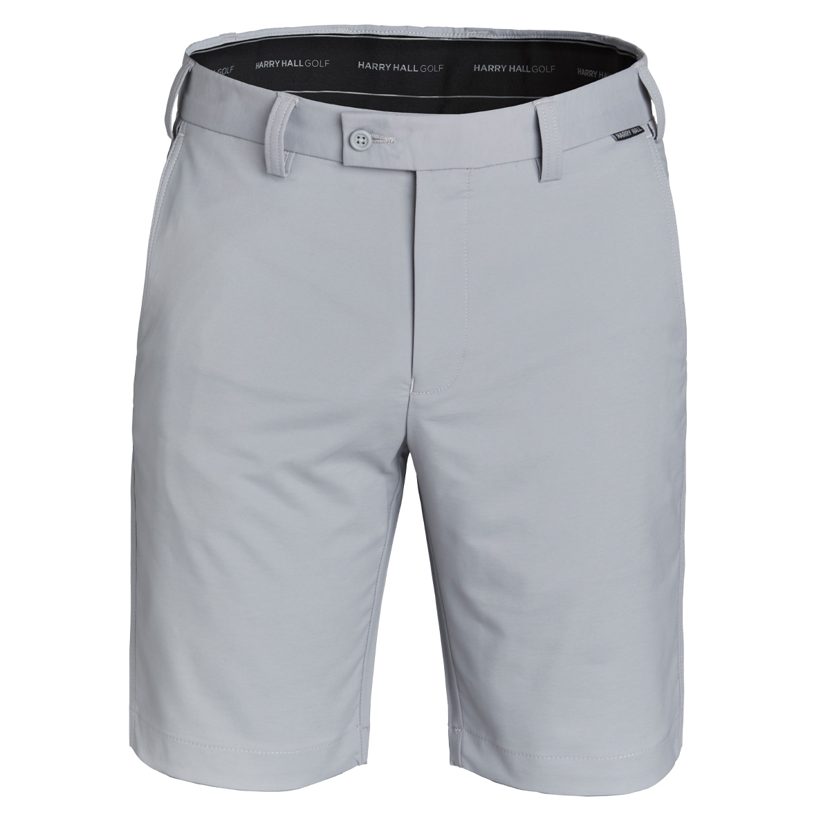 Harry Hall Mens Stretch Golf Shorts Light Grey