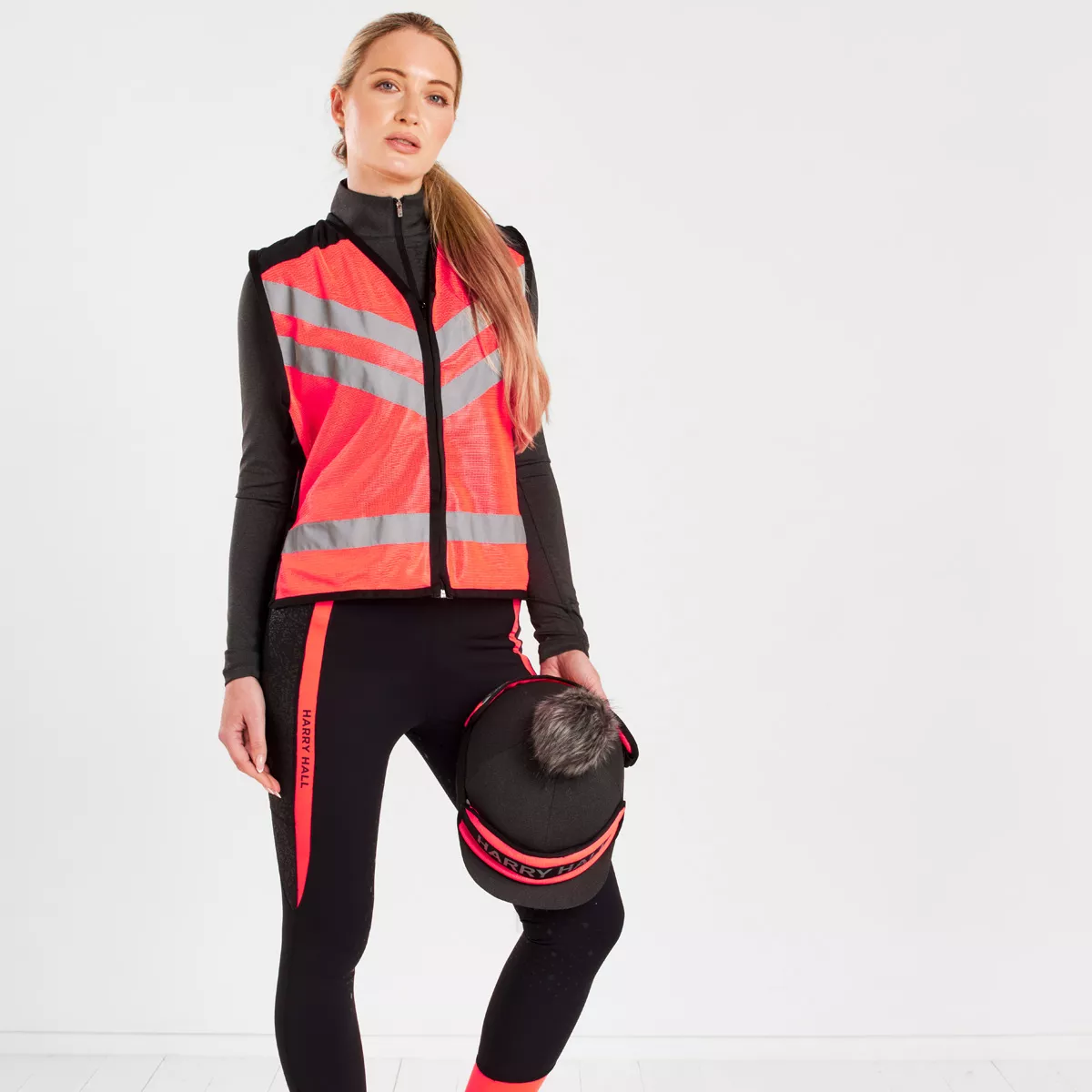 Harry Hall Riding Tight Hi Viz Black