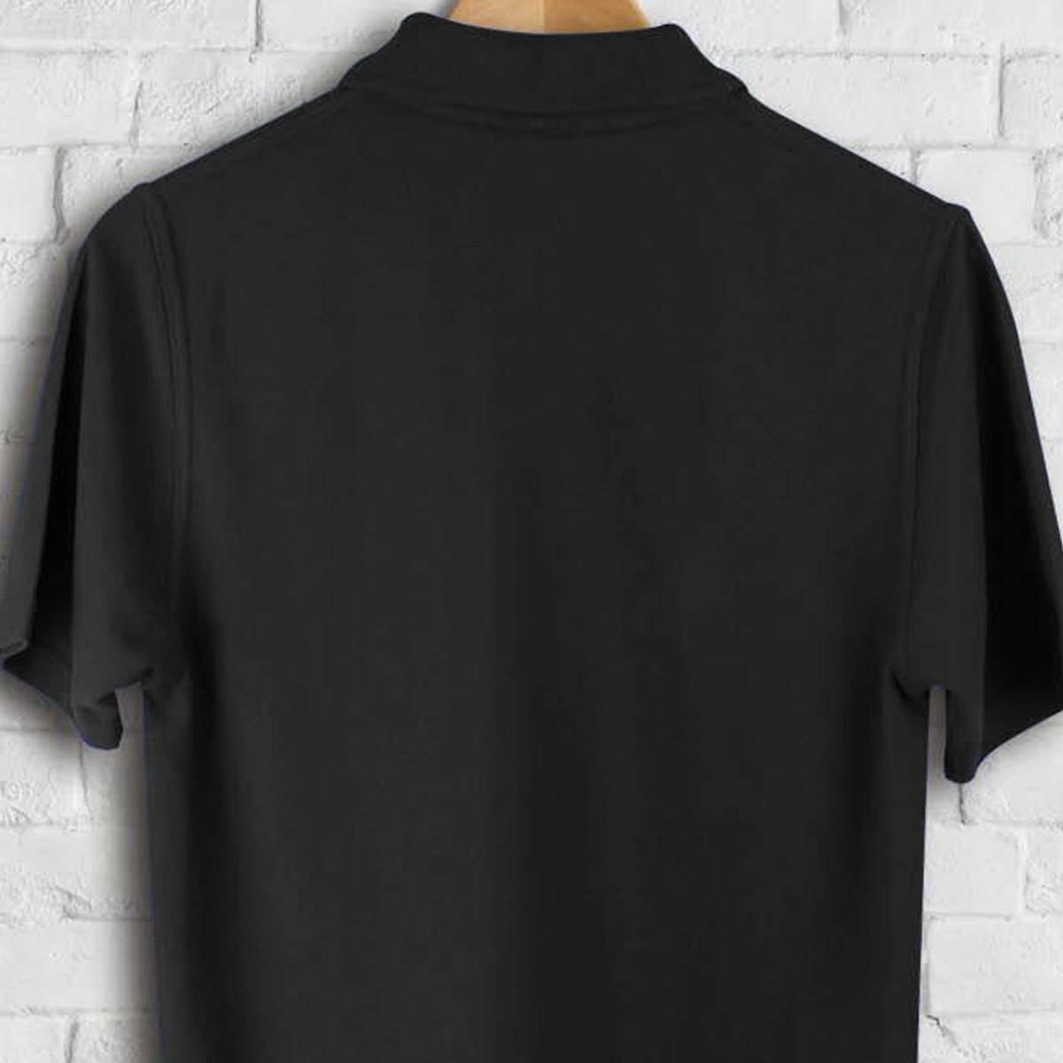 Personalised Men's Embroidered Polo Shirt Black Personalised Men's Embroidered Polo Shirt Black