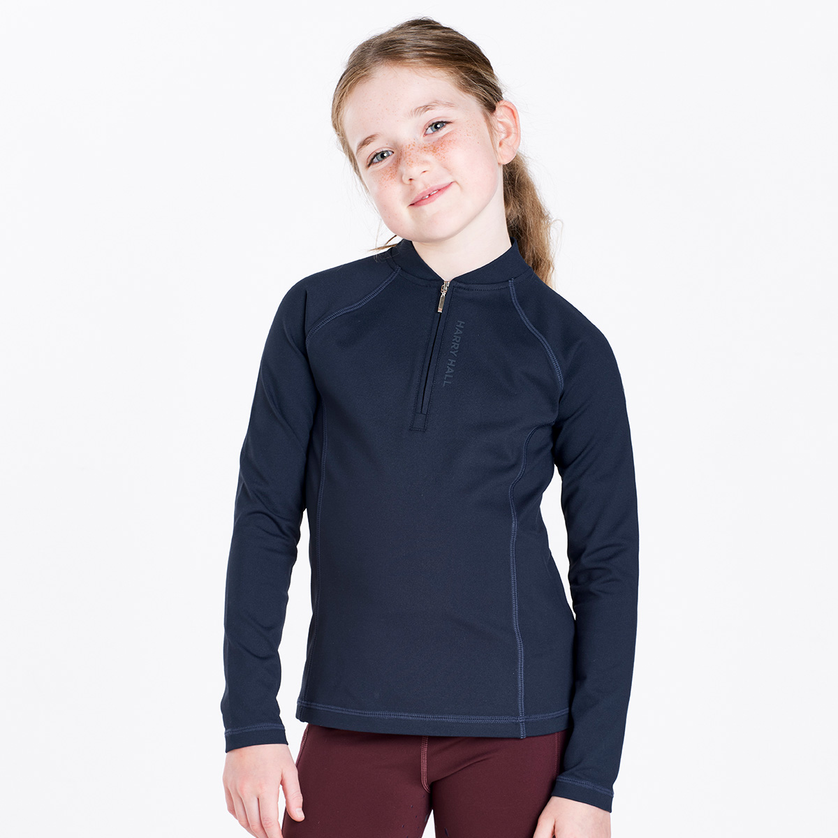 Harry Hall Childrens Thermal Baselayer Dark Navy