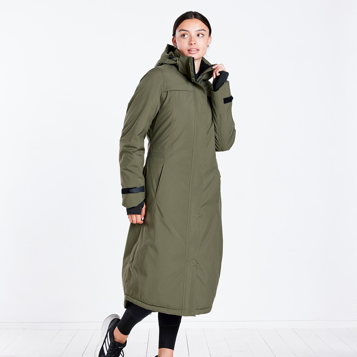Harry Hall All-Weather Full Length Coat Khaki