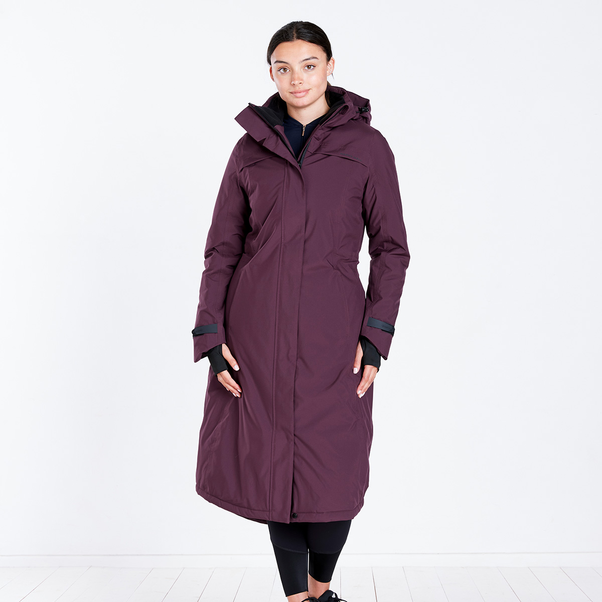 Harry Hall All-Weather Full Length Coat Wine