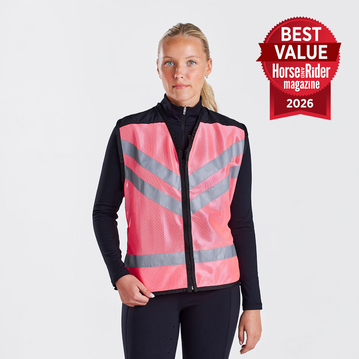 Harry Hall Unisex Hi Viz Tabard Pink