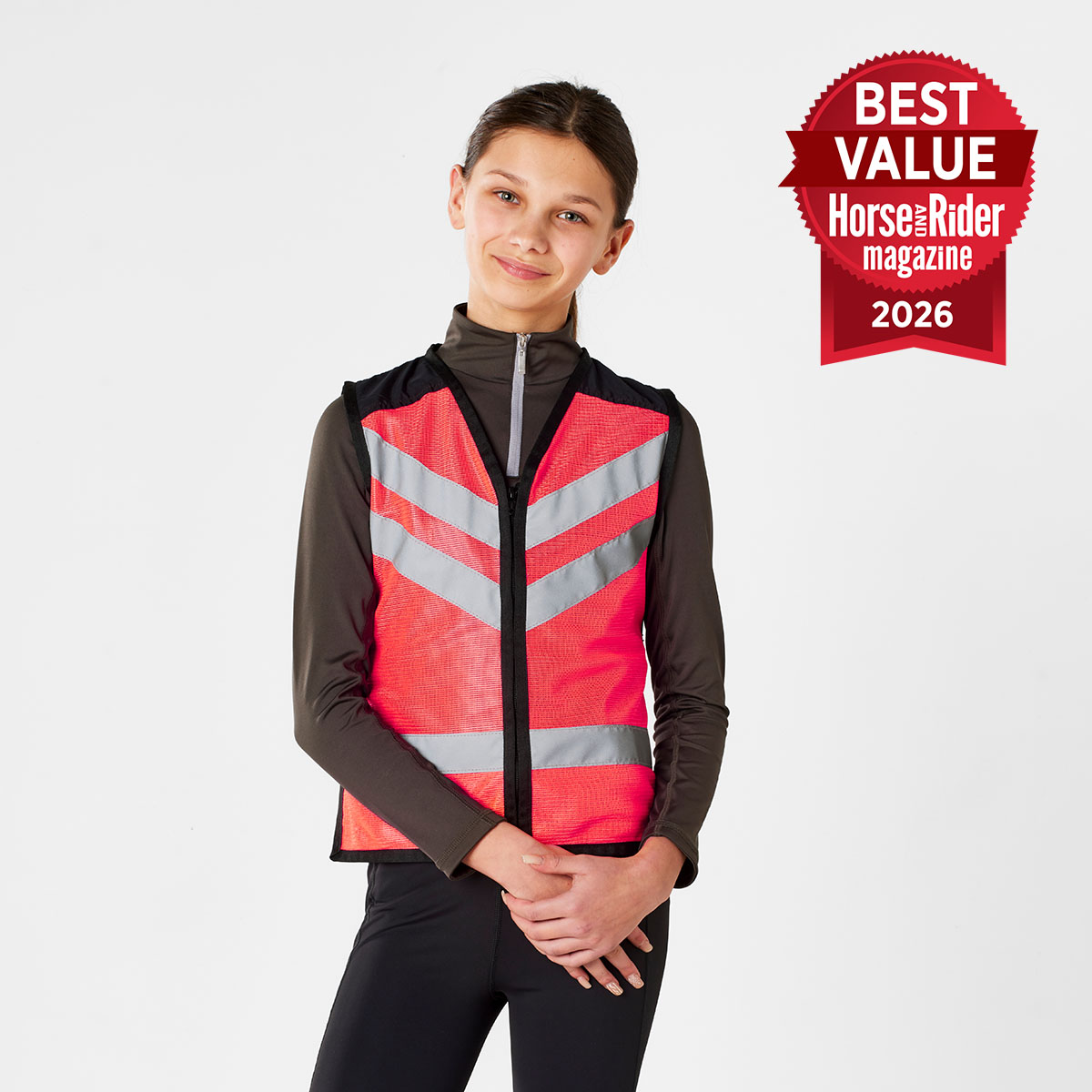 Harry Hall Children's Hi Viz Tabard Orange