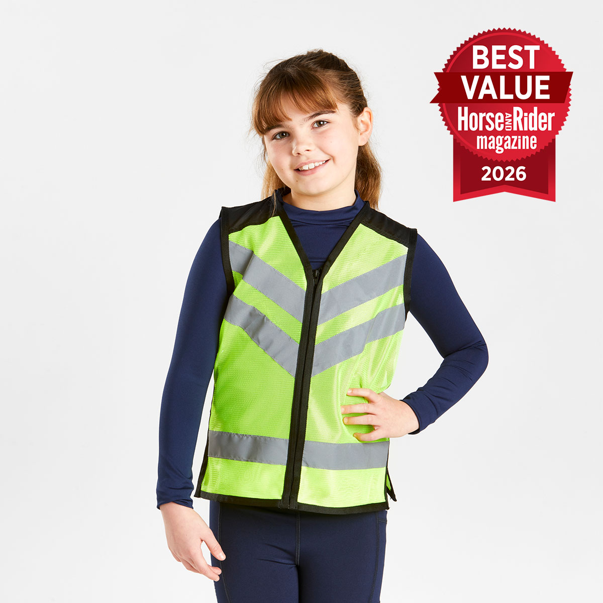 Harry Hall Children's Hi Viz Tabard Yellow