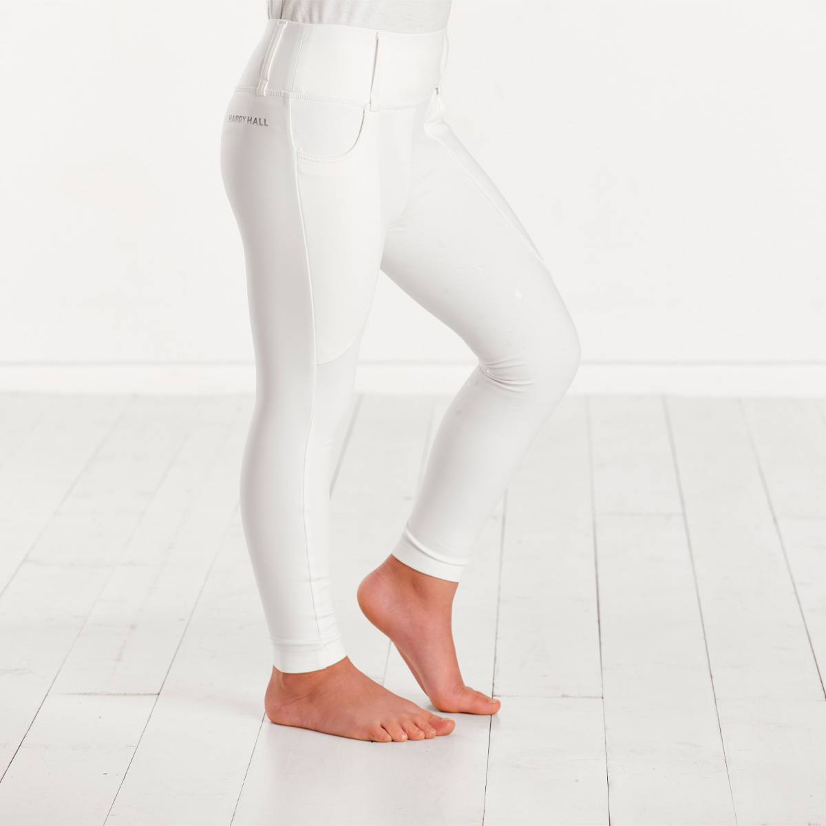 Harry Hall Children's Competition riding tights White