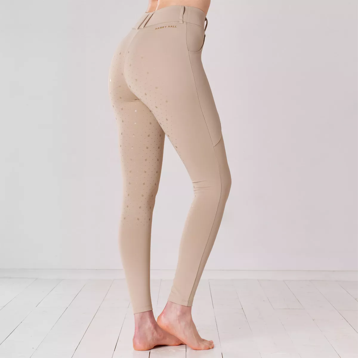 Harry Hall Competition Riding Tights Beige