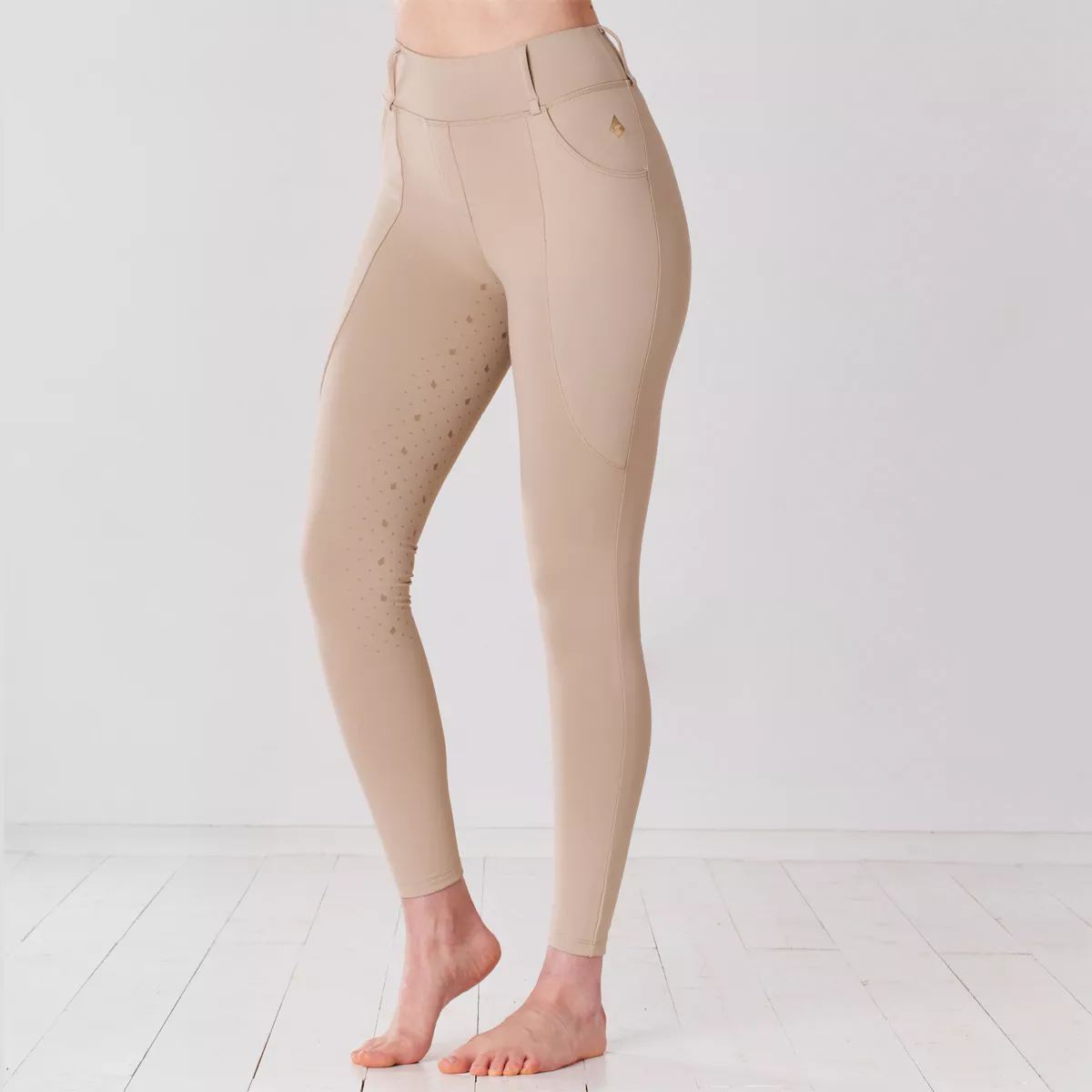 Harry Hall Competition Riding Tights Beige