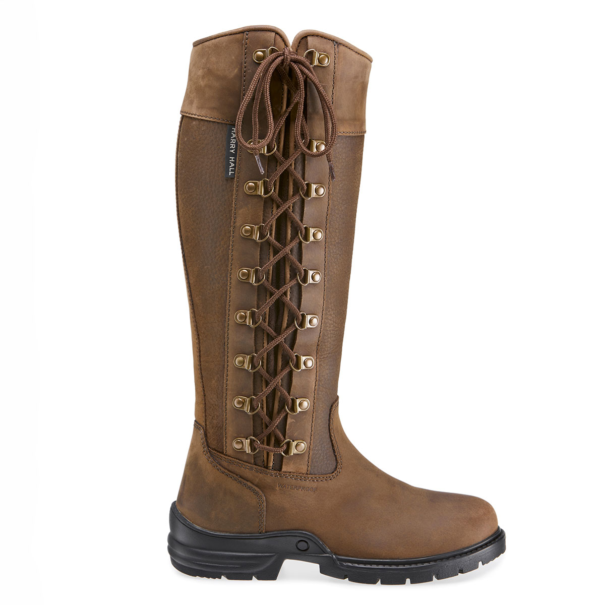 Harry Hall Overstone II Waterproof Country Boot Brown